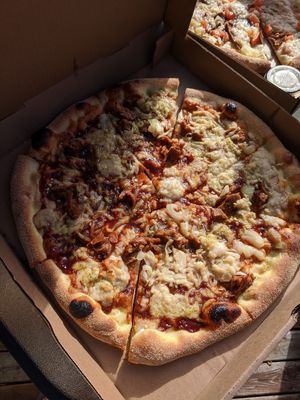 Vegan pulled bbq pork at G-Street Pizza in Halifax