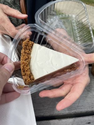 Chocolate Cream Pie.  at The Park Side Cafe in Olympia