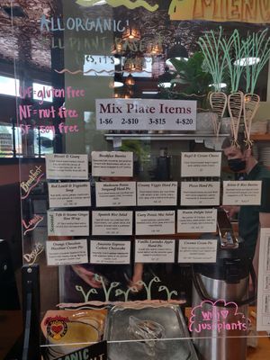 Menu at The Park Side Cafe in Olympia