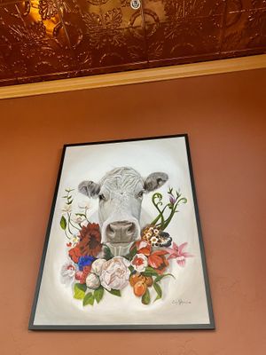 Lovely art  at The Park Side Cafe in Olympia