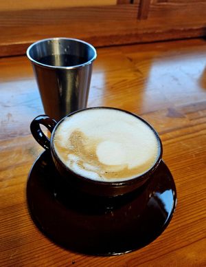 Soy Latte at The Park Side Cafe in Olympia