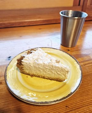 Coconut "Cream" Pie at The Park Side Cafe in Olympia