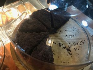 Nice displays at The Park Side Cafe in Olympia