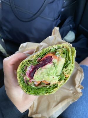 Vulcan wrap! 1/2 of it   at Davey Jones Deli in Sausalito