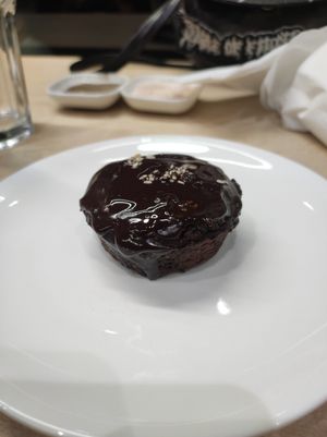 Pumpkin brownie with tahini at Namu ნამუ - Maybe closed in Tbilisi