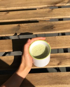 Matcha latte at Namu ნამუ - Maybe closed in Tbilisi