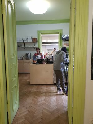 View to kitchen at Namu ნამუ - Maybe closed in Tbilisi