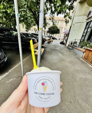 Mojito sorbet   at The Cone Culture in Tbilisi