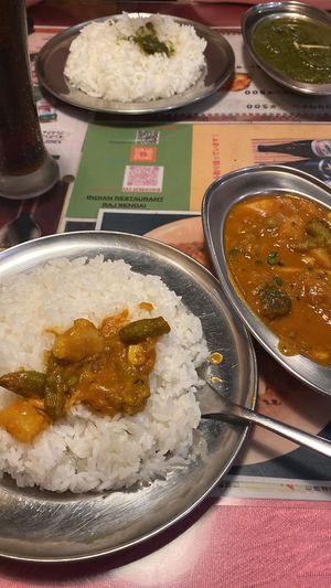 Vegetable curry ! at Raj in Sendai