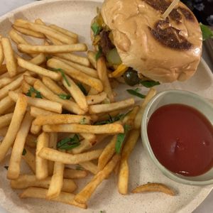 The Ultimate Burger  at Eden in Bondi Beach