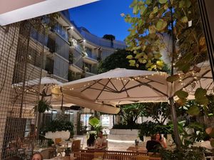 Garden dining at Eden in Bondi Beach