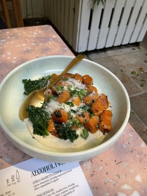 Golden gnocchi   at Eden in Bondi Beach