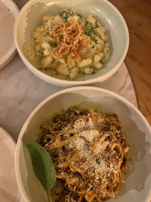 Gnocchi and mushroom Ragu   at Eden in Bondi Beach