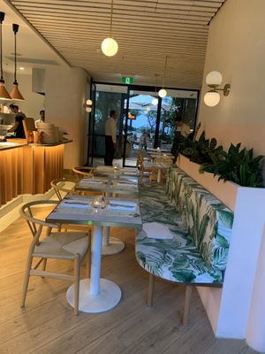  Indoor seating  at Eden in Bondi Beach