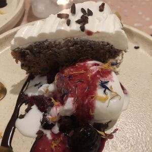 Carrot cake at Eden in Bondi Beach