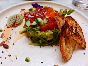 watermelon 'sashimi'  -- a must try at Eden in Bondi Beach