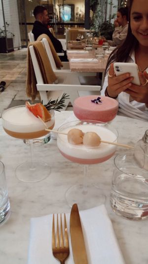 Cocktails at happy hour at Eden in Bondi Beach