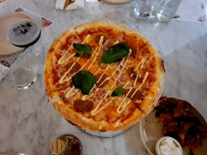 Giuseppe pizza at Eden in Bondi Beach