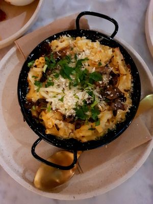 Mac n cheese at Eden in Bondi Beach