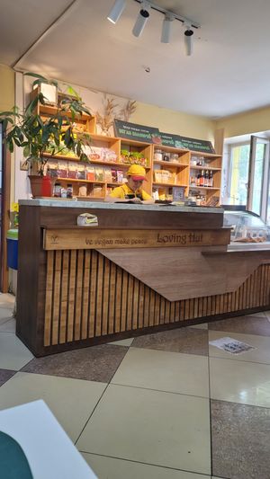 Love Loving Hut! at Loving Hut - Ikh delguur in Ulaanbaatar