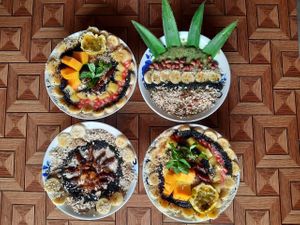 Smoothie bowls at Garden Grown in Arugam Bay