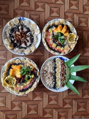 Smoothie bowls at Garden Grown in Arugam Bay