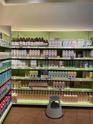 Plant milks  at Alnatura in Erfurt