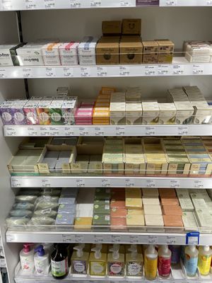Soaps shampoo bars  at Alnatura in Erfurt