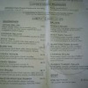 Menu at Amazing Grace in Breckenridge