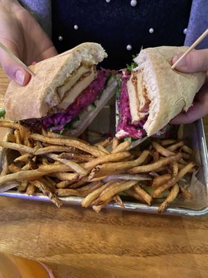 Tofu sammy  at Sip in Plattsburgh