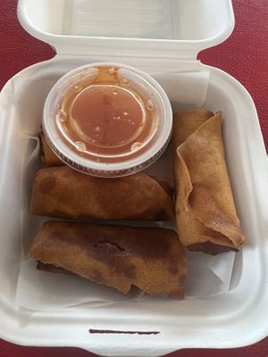 Vegetable Spring Rolls  at Wish Thai Kitchen in Watertown