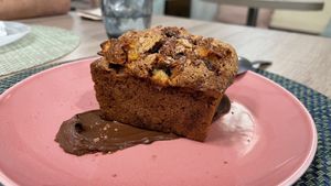 Muffin de manzana at La Cookessa Bio in Granollers