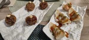 Croquetas y Gyozas at La Cookessa Bio in Granollers