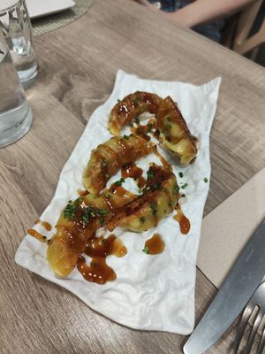 Gyozas at La Cookessa Bio in Granollers