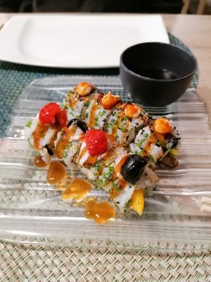 Uromakis (mango and asparagus) at La Cookessa Bio in Granollers