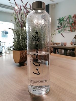 Filtered water at La Cookessa Bio in Granollers