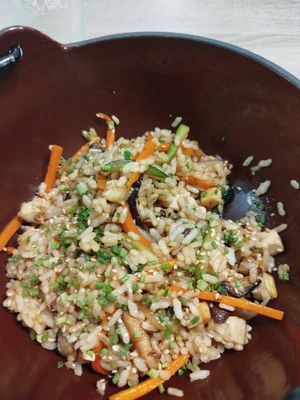 Arròs amb tofu i verdures (no surt a la carta) at La Cookessa Bio in Granollers