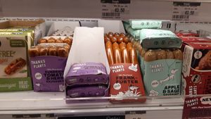 Some items from the fridge at Fresh The Good Food Market - Grand Canal in Dublin