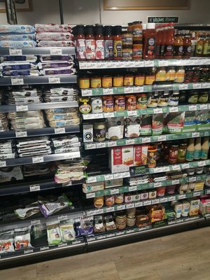 Vegan products at Fresh The Good Food Market - Grand Canal in Dublin