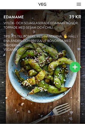 April 2024 menu  at Pinchos in Lidkoeping