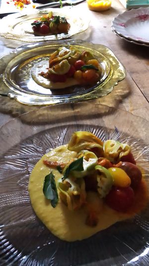 Squash Blossoms  at Local Vegan in Seattle