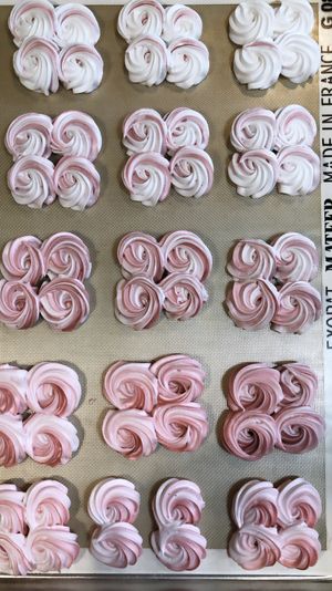 Aquafaba Pavlova  at Local Vegan in Seattle