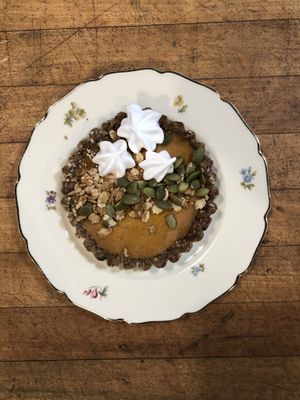 Pumpkin Tart  at Local Vegan in Seattle