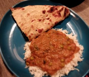 Baingan Bharta, Basmati, and Aloo Paratha at Gateway To India in Springfield