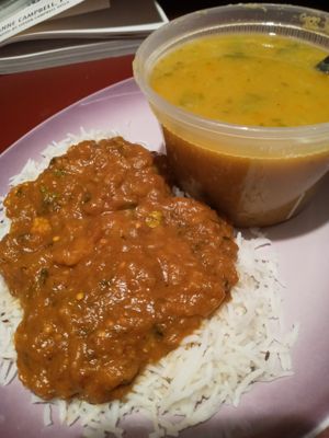 Baingan Bharta, Basmati & Dal Soup at Gateway To India in Springfield