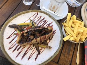 Mushroom wellington  at Beachclub Copacabana in The Hague