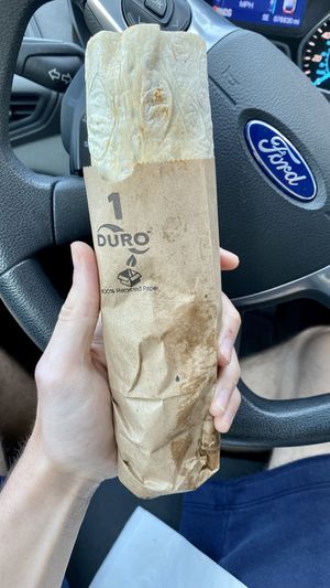 Kofteh wrap  at Happy Vegans in Clifton