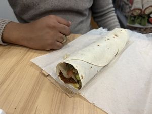 Kofteh Wrap  at Happy Vegans in Clifton