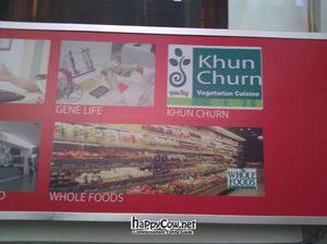 Signage at Khun Churn - Mediplex in Bangkok