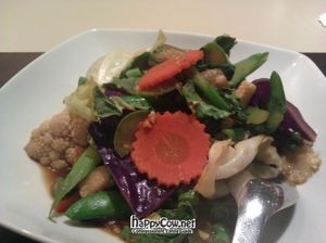 Spicy veggie at Khun Churn - Mediplex in Bangkok